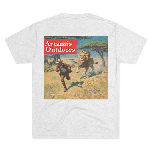 African Safari Lion Chase Tee