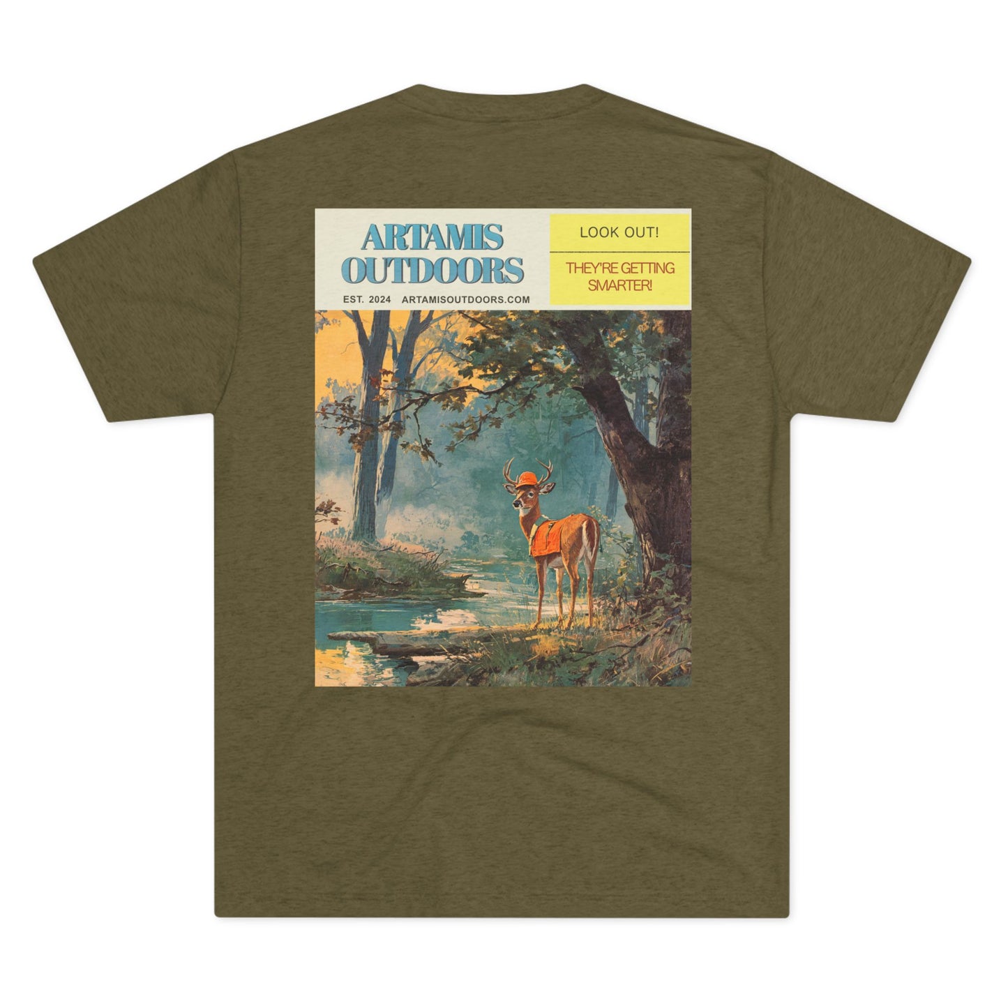 The Deer Hunter Tee (front and back)